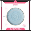 Ver imagem 3 de Prato Raso Cerâmica Caoba 27,5cm Azul