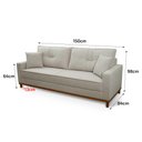 Ver imagem 4 de Sofá Living Malibu 1,50m Bouclê - King House