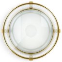 Ver imagem 4 de Mesa de Centro Redonda em Inox Dourado e Acrílico com Tampo em Vidro 40x60x52cm