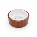 Ver imagem 2 de Spa com Hidromassagem Redondo Flora Top Line Ouro Fino com Aquecedor e Cromoterapia LED Gel Coat Branco 220V