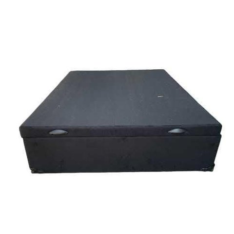 Cama Box Baú Casal Blindado Suede Preto
