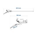 Ver imagem 3 de Serrote Podador Tramontina para Galhos Altos em Aço com Cabo Metálico Extensível até 300 Cm Tramonti