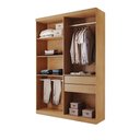 Ver imagem 2 de Closet Solteiro Hera 2 Gavetas 4 Prateleiras Mdp Rufato