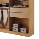Ver imagem 7 de Closet Solteiro Hera 2 Gavetas 4 Prateleiras Mdp Rufato