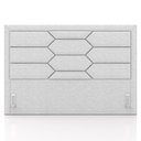 Ver imagem 6 de Cabeceira Cama Box Casal King 195cm Texas P02 Linho Cinza Claro - Mpozenato