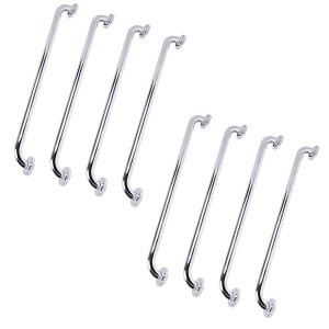 Barra de Apoio 70cm Inox Kit 8 Unidades Gestante Criança Idoso Banheiro Box Acessibilidade Proteçao 