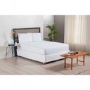 Ver imagem 1 de Jogo de Lençol Versatile Ponto Palito Simples 3 Peças King Micropercal Branco