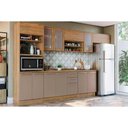 Ver imagem 1 de Cozinha Modulada Completa Botanic 8 Peças (3aéreos+2balcões+1paneleiro+2complementos) M663