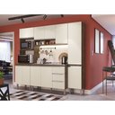 Ver imagem 1 de Cozinha Modulada ATHENA - 4 Peças Completa 10 PT 3 GV Itaúba Crema - Megasul