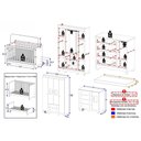 Ver imagem 4 de Quarto de Bebê Completo com Berço Americano 3 em 1 e Colchão Incluso Flor Multimóveis MP4929