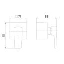 Ver imagem 2 de Acabamento Lift Registro (de) Deca 1.1/2 Onix - Docol