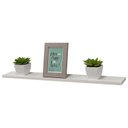 Ver imagem 2 de Kit 6 Prateleiras 60 X 10cm Branca Suporte Invisível