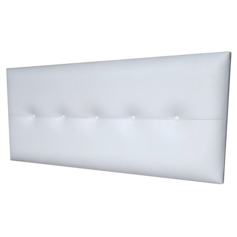 Cabeceira Cama Box King Durasi 05 Corino Branco 195 X 60 Rbl