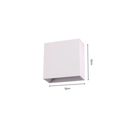 Ver imagem 4 de Arandela Balizador LED Dron IP65 4W 3000k 260LM Branco 2010 Nordecor