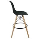 Ver imagem 3 de Banqueta Alta Charles Eames Eiffel Preta.