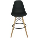 Ver imagem 2 de Banqueta Alta Charles Eames Eiffel Preta.