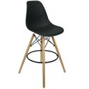 Ver imagem 1 de Banqueta Alta Charles Eames Eiffel Preta.