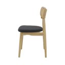 Ver imagem 5 de Conjunto de Mesa de Jantar Vidro 90cm com 4 Cadeiras Rainer em Palha Natural Design