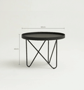 Ver imagem 5 de Mesa de Centro Steel - Tampo Laqueado - Base Aço Carbono - 60x40