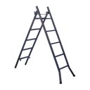 Ver imagem 3 de Escada Extensiva 3 em 1 Metalon 30x20mm 5 e 10 Degraus 134cm