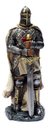 Ver imagem 2 de Guerreiro Medieval Templario 00062 Prateado