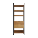 Ver imagem 2 de Modulo Closet Industrial com Gaveta Ferro Preto Amêndoa