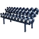 Ver imagem 2 de Suporte Expositor de Dumbbells para 8 Pares