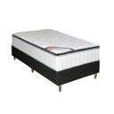 Ver imagem 1 de Colchão Solteiro Molas Ensacadas Miami + Base 88x188x71