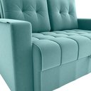 Ver imagem 2 de Sofá Cama Milão 2 Lugares 140cm Verde Veludo