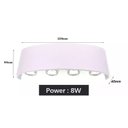 Ver imagem 3 de Arandela Led 8w Lente 8 Fachos Branca 3000k Quente Externa Bivolt
