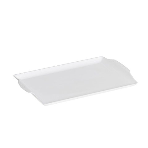 Bandeja Square Retangular 23x35 Branca em Polipropileno Linha Tropical Vem
