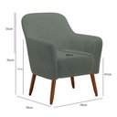 Ver imagem 3 de Poltrona La Paz em Madeira de Eucalipto Movellu Home