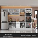 Ver imagem 6 de Armário de Cozinha Completa 330cm Branco Stella Madesa 05