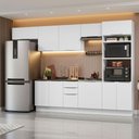 Ver imagem 1 de Armário de Cozinha Completa 330cm Branco Stella Madesa 05