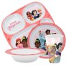 Kit Refeição Infantil Princesas Disney 4 Peças Pratos e Copo - 1