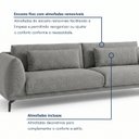 Ver imagem 5 de Sofá Living 4 Lugares com Almofadas 250cm Siena