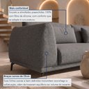 Ver imagem 6 de Sofá Living 4 Lugares com Almofadas 250cm Siena