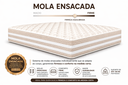 Ver imagem 3 de Kit Cama Box Baú Casal 138x188 cm + Colchão Molas Ensacada Casal 24 cm Bege Suede