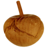 Frutas e Legumes de Madeira Crua Entalhada Caqui - 1