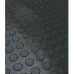 Piso Emborrachado Moeda 2mm 1,3x12 Metros Passadeira ou Piso Cor:preto - 1
