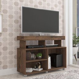 Rack Slim para TV com 5 Nichos - Café - 1