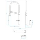 Ver imagem 4 de Torneira Misturador Monocomando Deca Colore de Bancada Black Matte