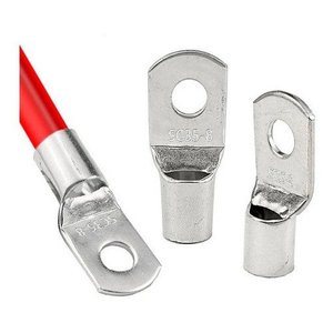 10un Kit Terminal Olhal Compressão 35mm M8 Fios e Cabos