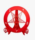 Ver imagem 1 de Sigilo Magico Satan:vermelho