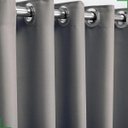 Ver imagem 2 de Cortina para Provador de Loja Tecido Blackout 1,40x2,50:cinza