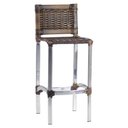 Ver imagem 2 de 4 Banquetas Madri em Alumínio para Edícula, Cozinha, Balcão, Área Trama Original