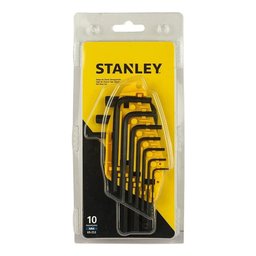 Jogo de Chave Allen 1,5 a 10 Mm com 10 Peças- Stanley - 2