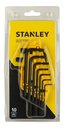Ver imagem 2 de Jogo de Chave Allen 1,5 a 10 Mm com 10 Peças- Stanley