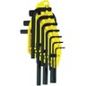 Jogo de Chave Allen 1,5 a 10 Mm com 10 Peças- Stanley - 1