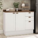 Ver imagem 2 de Rodapé para Cozinha Iluminata 270cm Branco Genialflex Móveis
